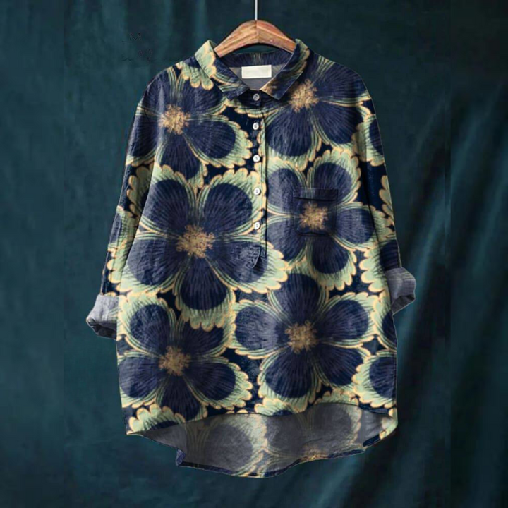 Bibi - Vrolijke blouse met bloemenprint |1+1 GRATIS|