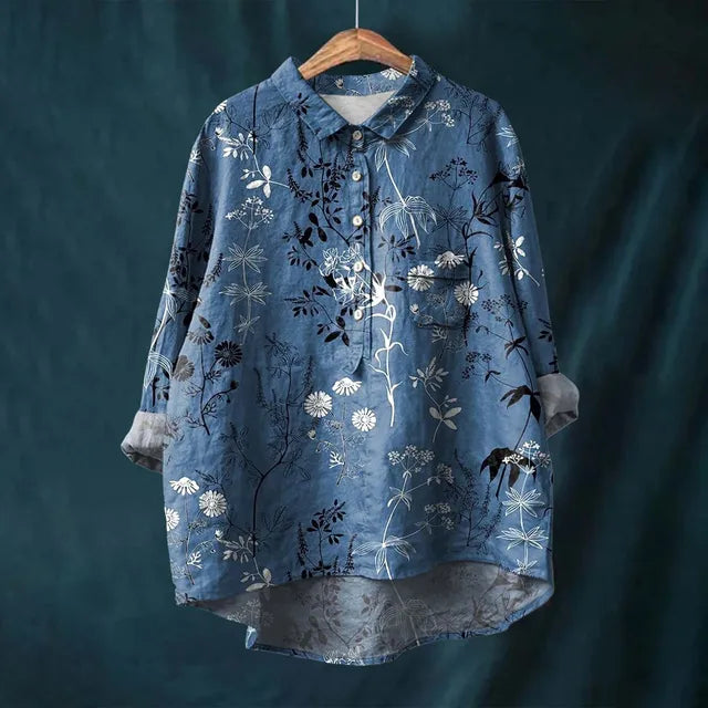 Bibi - Vrolijke blouse met bloemenprint |1+1 GRATIS|