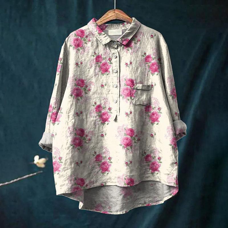 Bibi - Vrolijke blouse met bloemenprint |1+1 GRATIS|